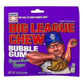 Big League Big League Chew Grape 12x60g