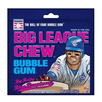 Big League Big League Chew Blue Raspberry 12x60g