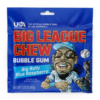 Big League Big League Chew Blue Raspberry 12x60g