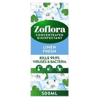 Zoflora Zoflora Linen Fresh Concentrated Disinfectant 6x500ml