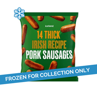 Iceland Iceland 14 Pack Thick Irish Pork Sausages 20x700g