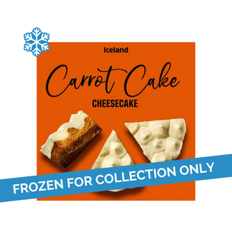 Iceland Iceland Carrot Cake Cheesecake 9x390g