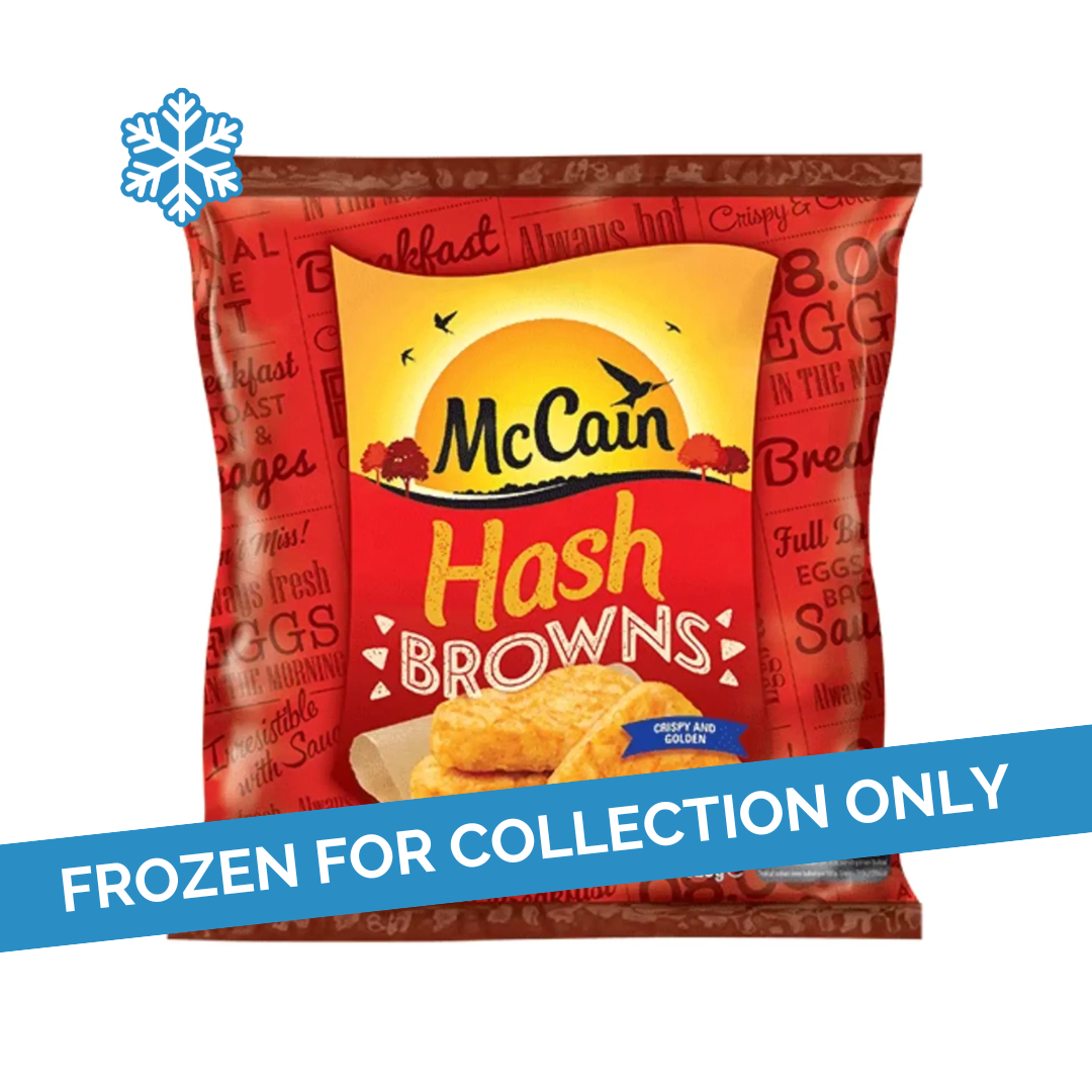 McCain Hash Browns PM£2.69 15x525g - Kellys Wholesale & Distribution