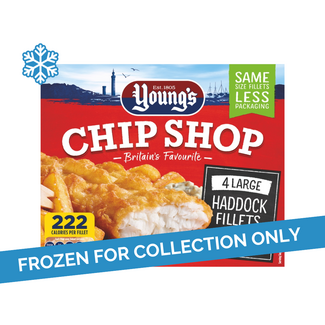 Young's Young's 4pk Chip Shop Haddock Fillets 8x400g