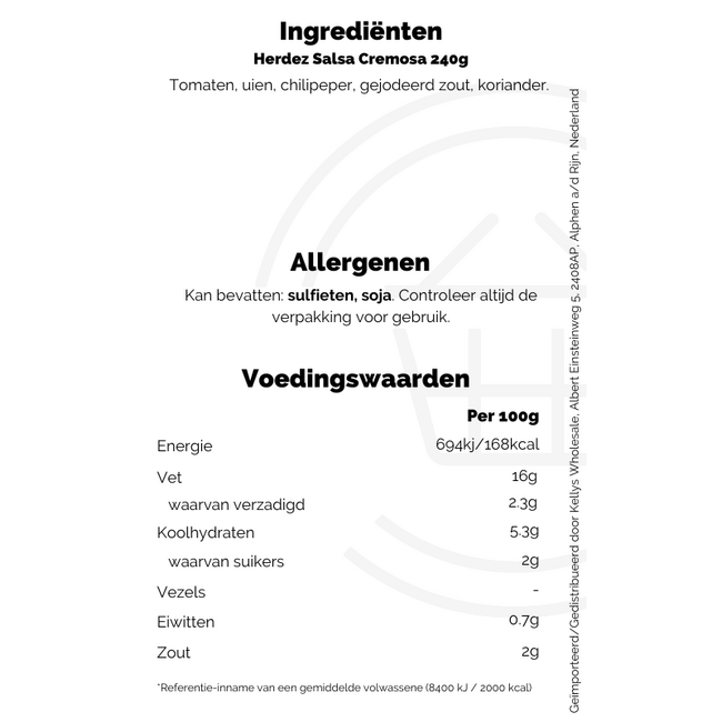 Herdez Salsa Cremosa 6x240g