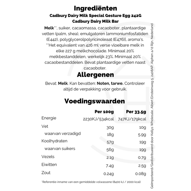 Cadbury Dairy Milk Special Gesture Egg 4x242G