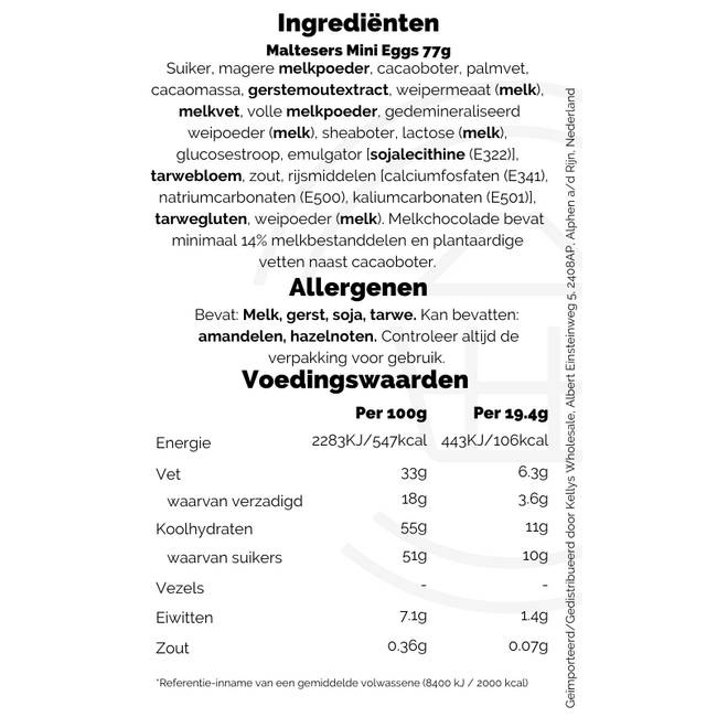 Maltesers Mini Eggs 22x77G