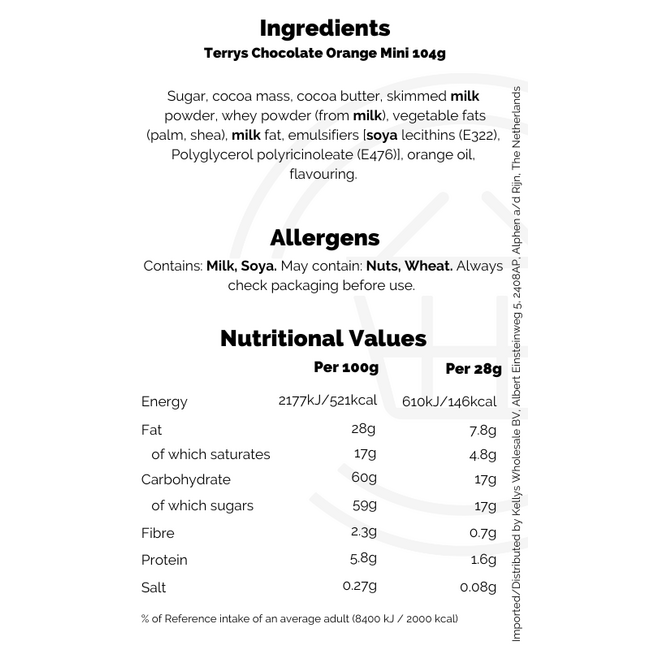 Terry's Minis Orange 10x104g
