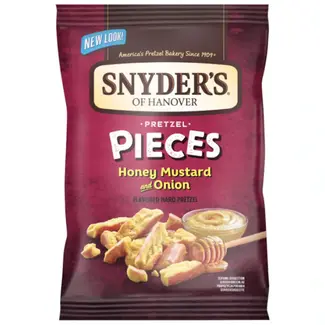 Snyders Snyders Pretzel Pieces Honey Mustard & Onion 10x110g