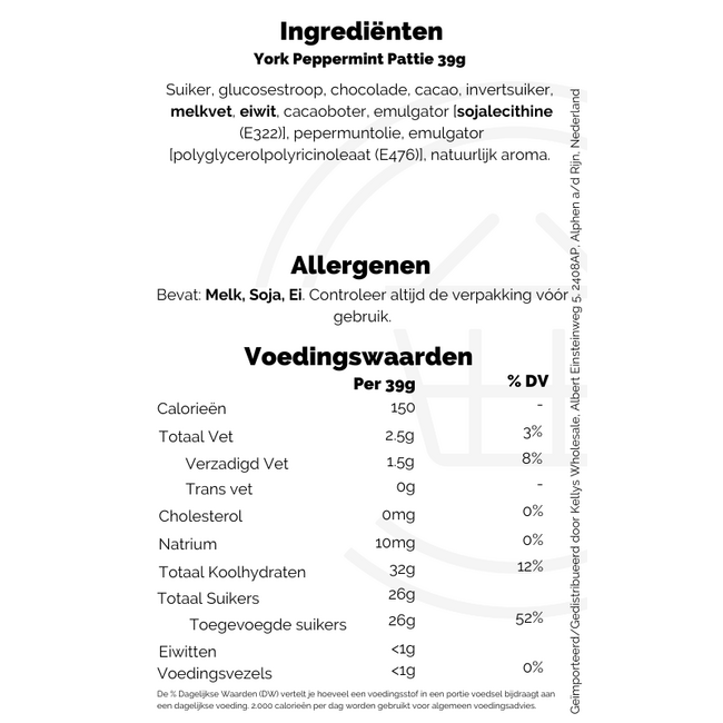 York Peppermint Pattie 36x39g