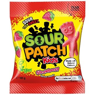 Maynards Bassetts Sour Patch Kids Strawberry 10x105g