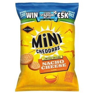 Jacob's Jacobs Mini Cheddars Nacho Cheese 10x150g