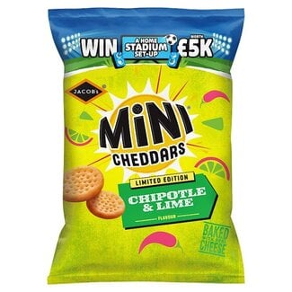 Jacob's Jacobs Mini Cheddars Chipotle & Lime 10x150g