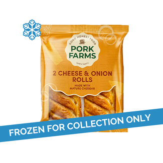 Pork Farms Pork Farms Cheese & Onion Rolls 2pk 6x160g