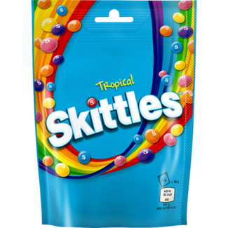 Skittles Skittles Vegan Chewy Sweets Tropical Fruit 15x136g