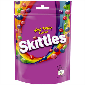 Skittles Skittles Vegan Chewy Sweets Wild Berry Fruit 15x136g