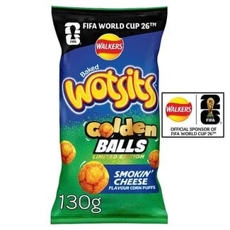 Walkers Wotsits Golden Balls Smokin Cheese 12x130g