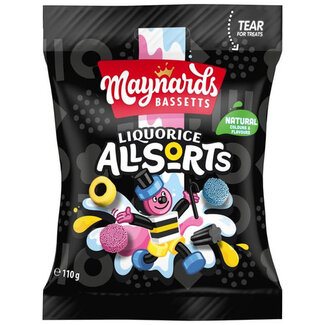 Maynards Bassetts Maynards Liquorice Allsorts 10x110g