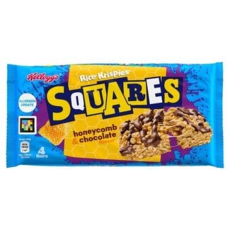 Kellogg's Kellogg's Rice Krispies Squares Honeycomb & Chocolate 4 Pack  11x33g