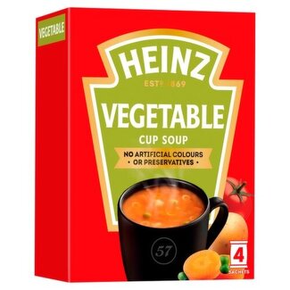 Heinz Heinz Vegetable Cup Soup 4 Sachets 6x76g