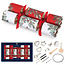 Tom Smith  8x14" Red Deluxe Crackers, 6X