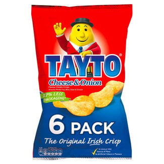Tayto Tayto Cheese & Onion 6pk x 24