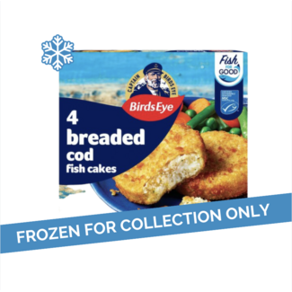 Birds Eye Birds Eye 4 Pack Cod Fish Cakes 8x198g