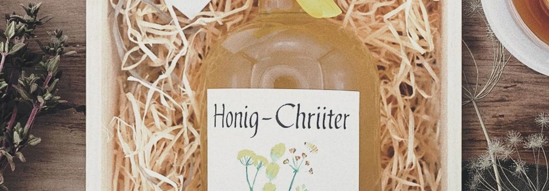Honig-Chriiter 50cl in dekorativer Geschenkkiste