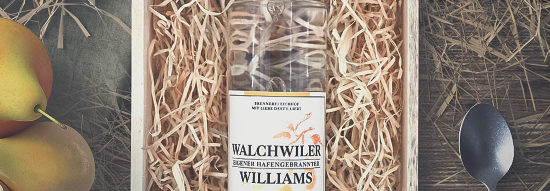 Walchwiler Williams 35cl in schöner Geschenkharasse