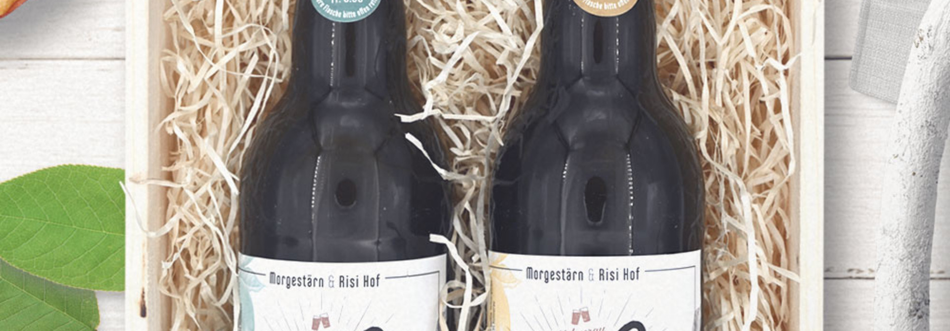 Mr. Q Geschenkset «Öpfu Cider Traditionell & Mild»