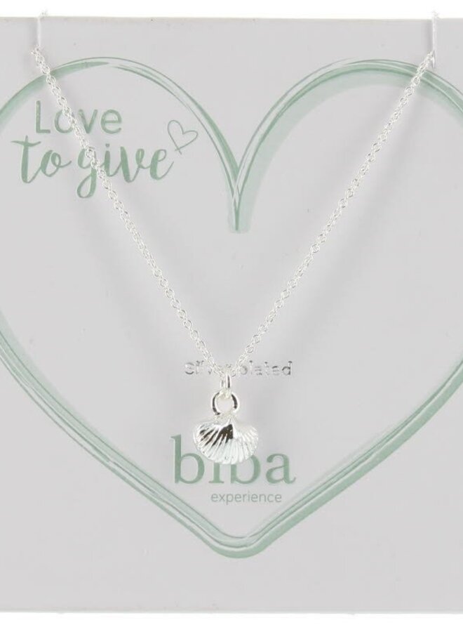 Ketting Zilver - Schelp