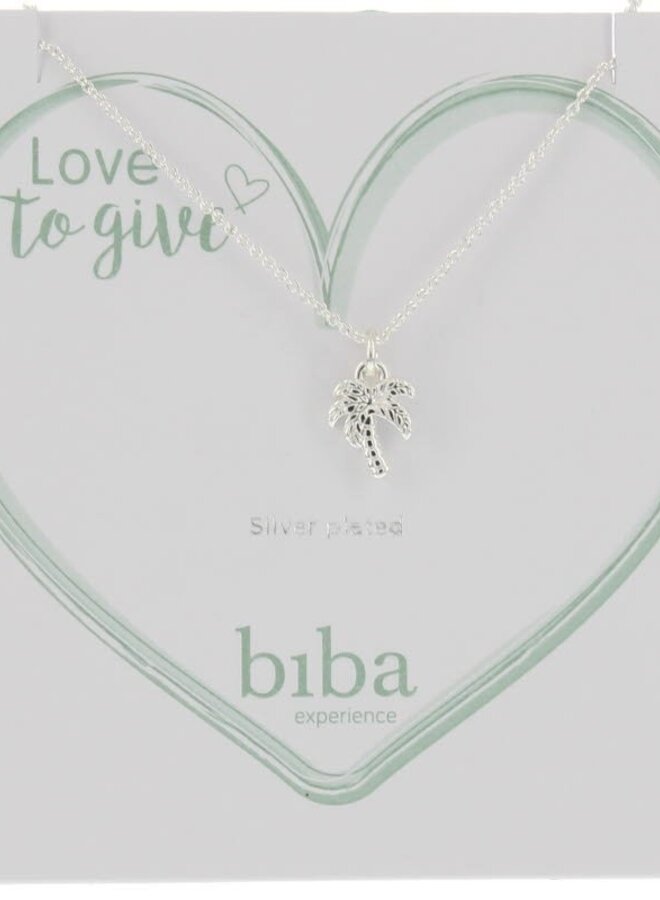 Ketting Zilver - Palmboom