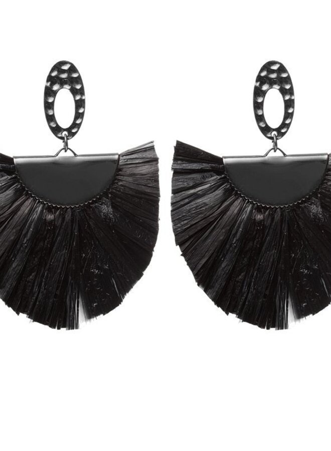 Oorbellen 80725 - Ibiza Zwart