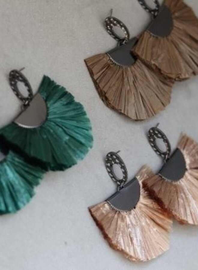 Oorbellen 80725-Ibiza Zwart