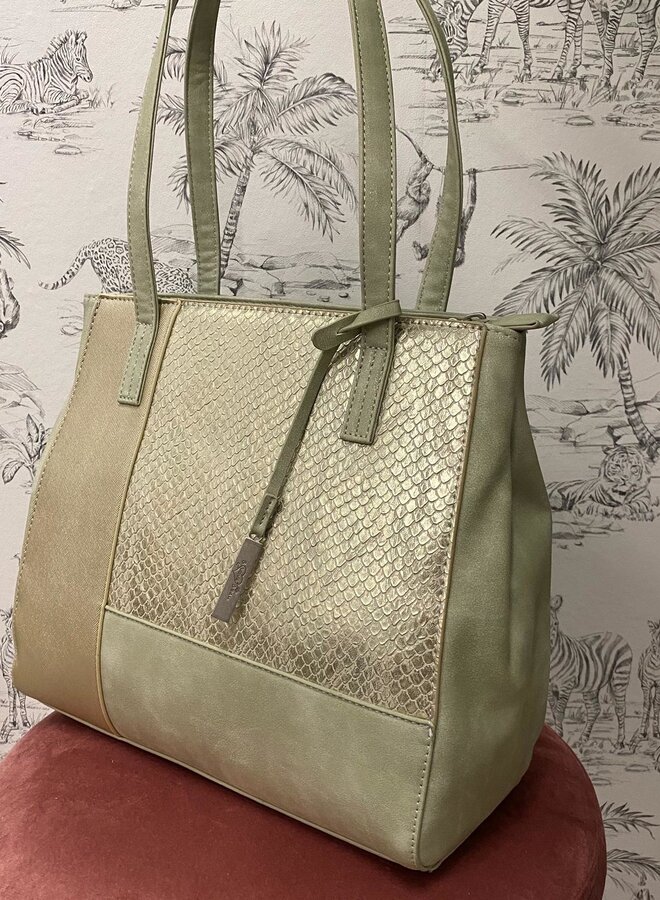 Tas BLoveBeau BLB0415 Snake Mintgroen - Supersale