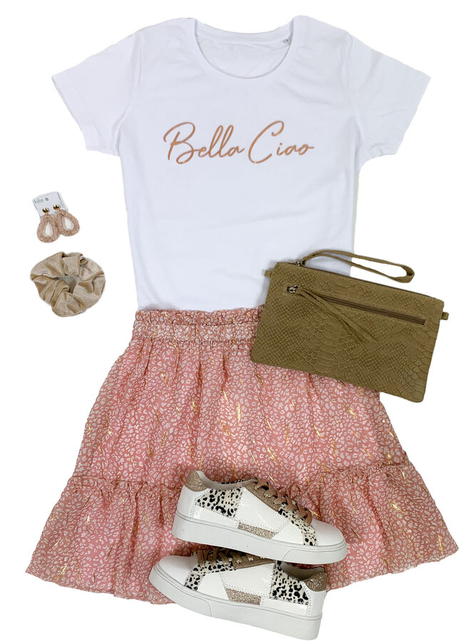 Rokje Madelief Roze/Goud