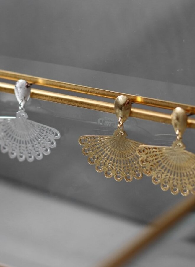 Oorbellen 80618 -  Waaier Goud