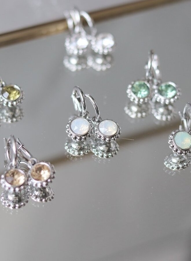 Oorbellen Creolen Zilver Swarovski 81215 (42 kleuren)