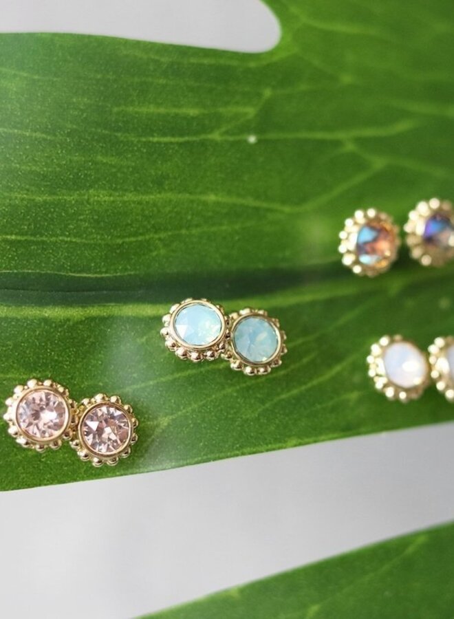 Oorknopjes Goud Swarovski 81214 (48 kleuren)