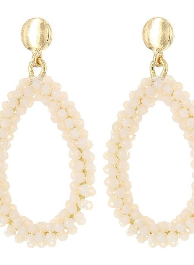 Oorbellen Glamour Goud/Light Peach