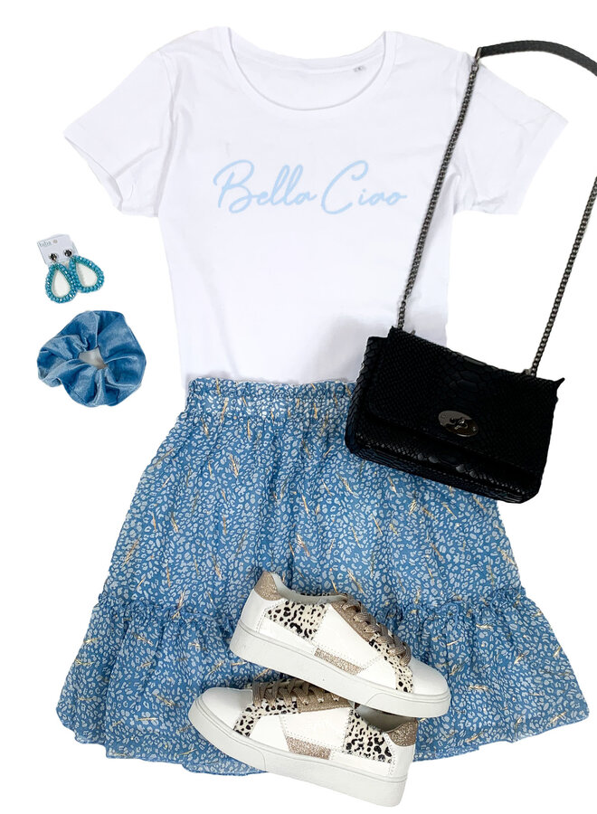 Rokje Madelief Blauw/Goud