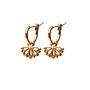 Oorringen Lotus Goud