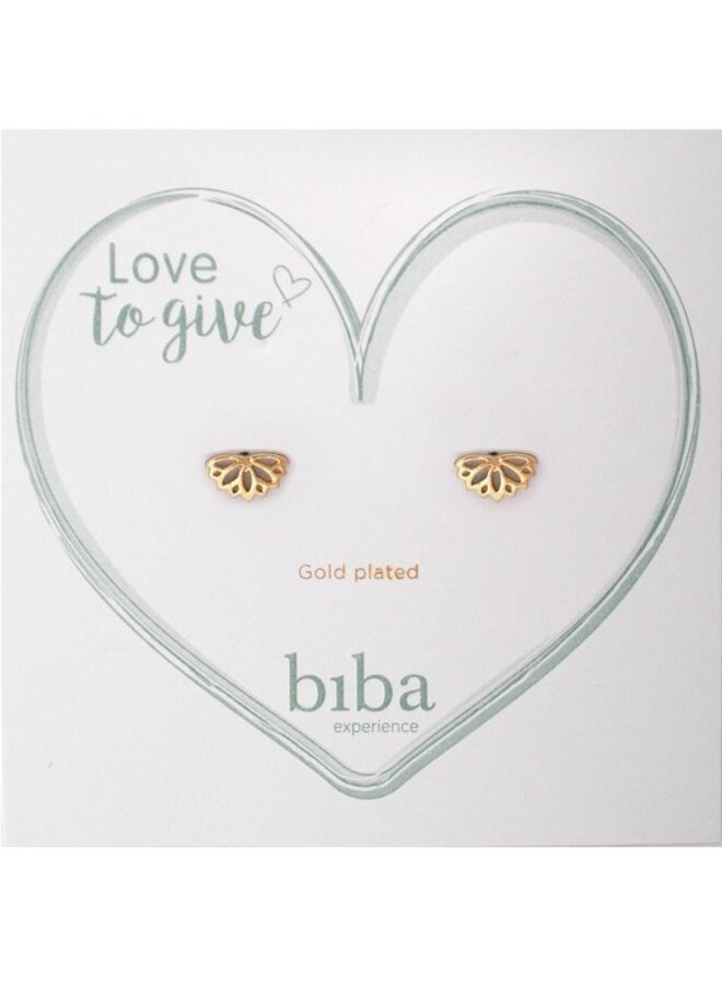 Oorknopjes Lotus Goud