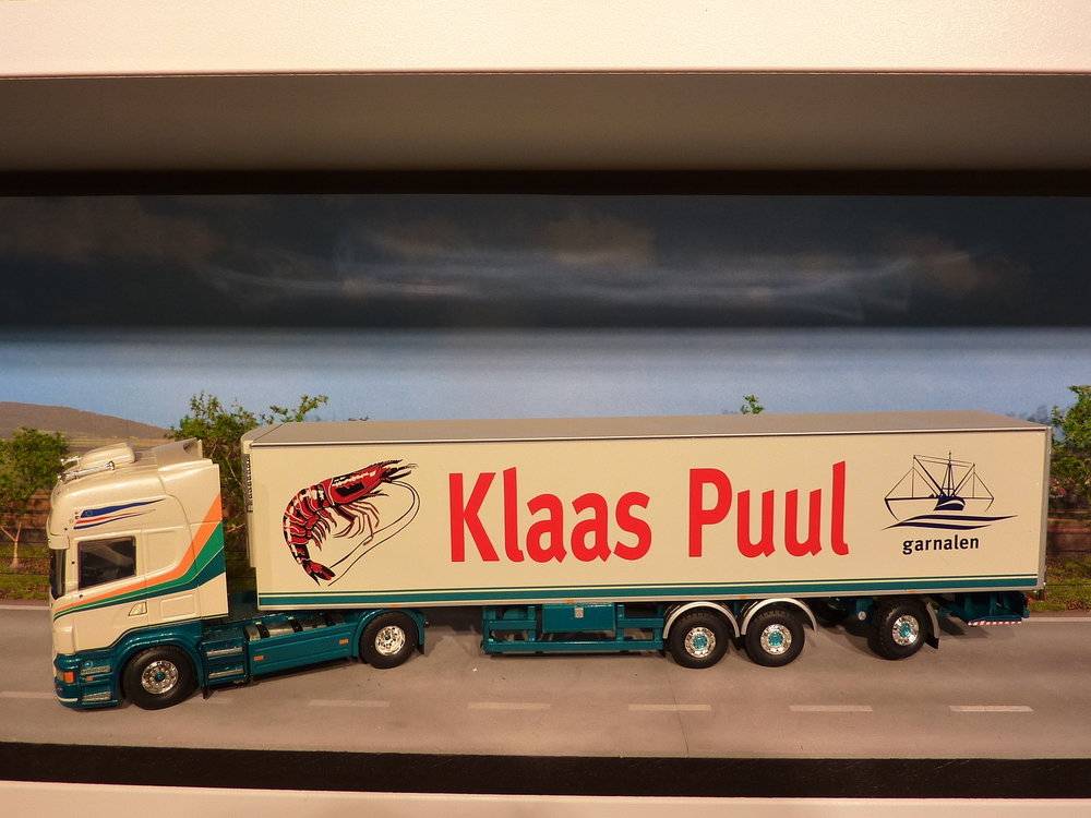 Tekno Tekno Scania R580 Topline met koeloplegger Klaas Puul Garnalen