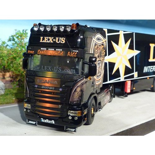 WSI WSI Scania R Topline met koeloplegger Lex-Us Germany WSI WSI Scania R Topline met koeloplegger Lex-Us Germany