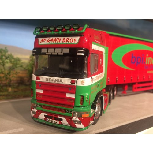 Tekno Tekno Scania 164/480 with tautliner semi trailer Mc-Gawn Bros SchotCountry