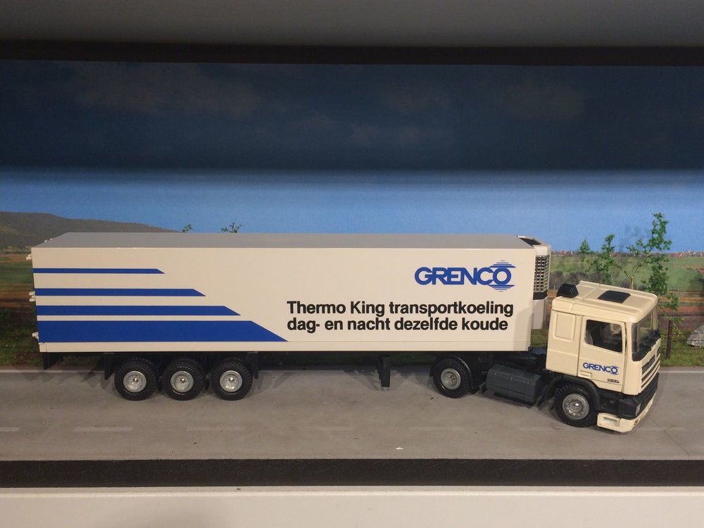 Tekno Tekno DAF 95 GRENCO with refrigerated trailer