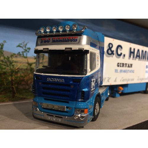 Tekno Tekno Scania R Topline met koeloplegger P&C Hamilton