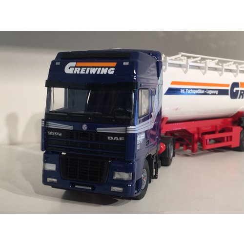 Tekno Tekno DAF 95XF SSC with silo trailer Greiwing Tekno Tekno DAF 95XF SSC with silo trailer Greiwing