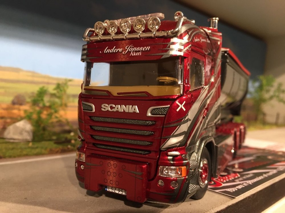 Tekno Tekno Scania streamline highline met afzetbak Anders Jonsson Sweden